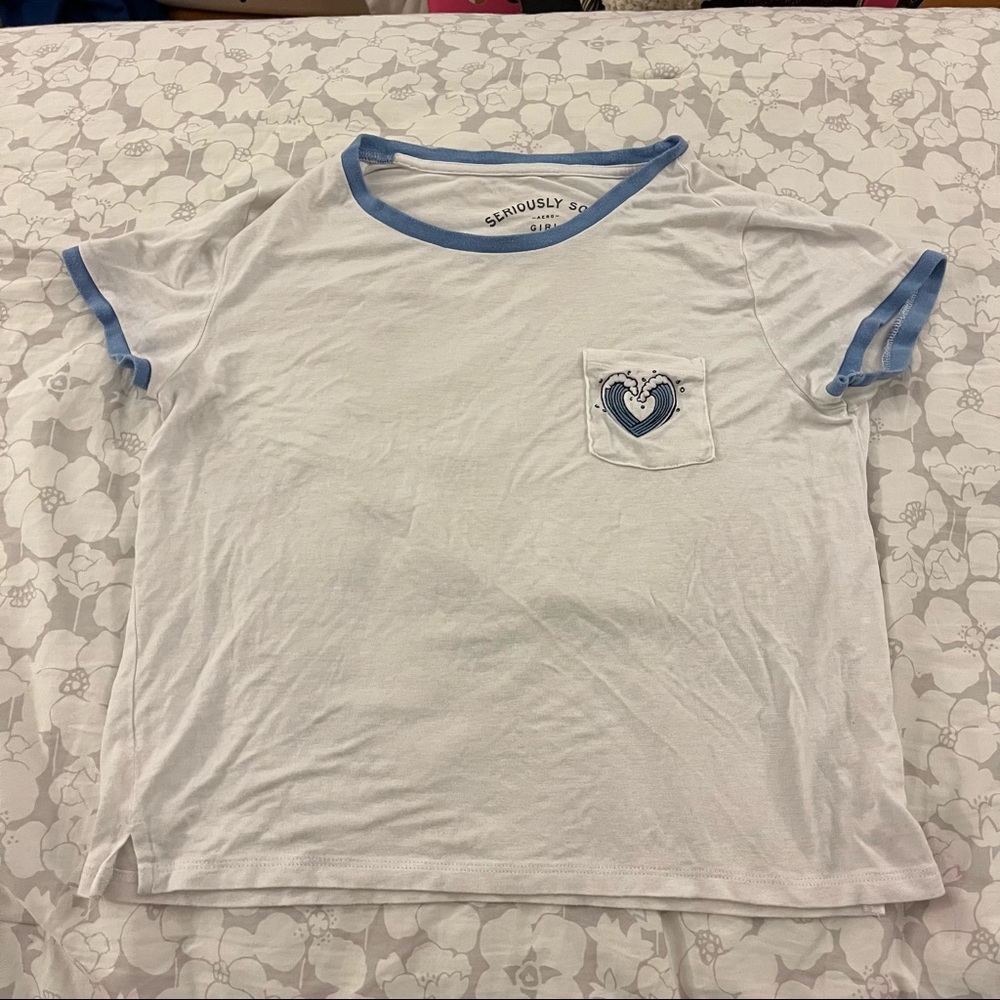 aeropostale floral crop top